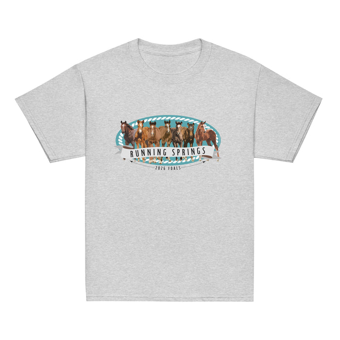 KIDS 2026 Foals Lineup T-Shirt by Katie Van Slyke - sport grey