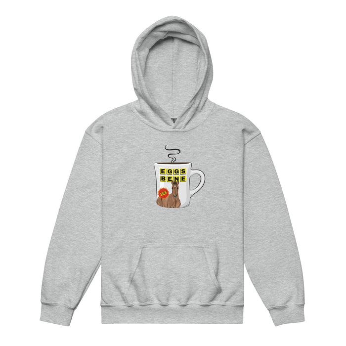 KIDS Eggs Benedict Hoodie by Katie Van Slyke - Sport Grey
