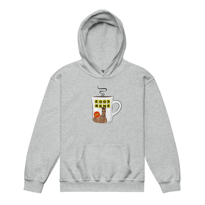 KIDS Eggs Benedict Hoodie by Katie Van Slyke - Sport Grey