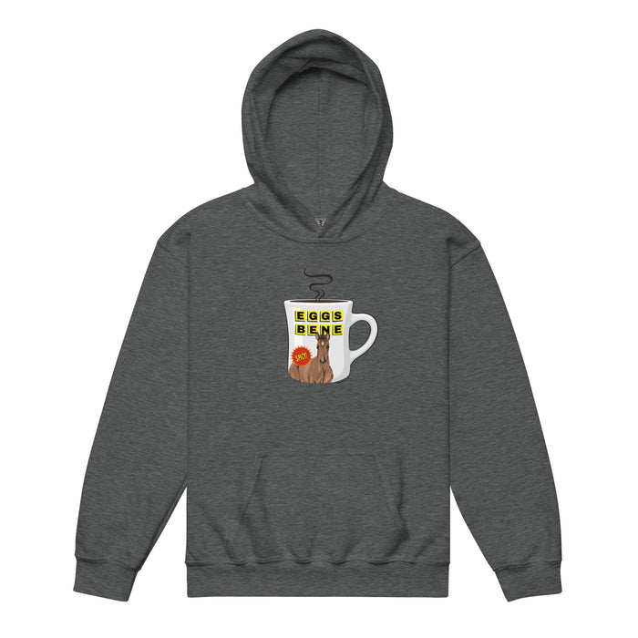 KIDS Eggs Benedict Hoodie by Katie Van Slyke - Dark Heather