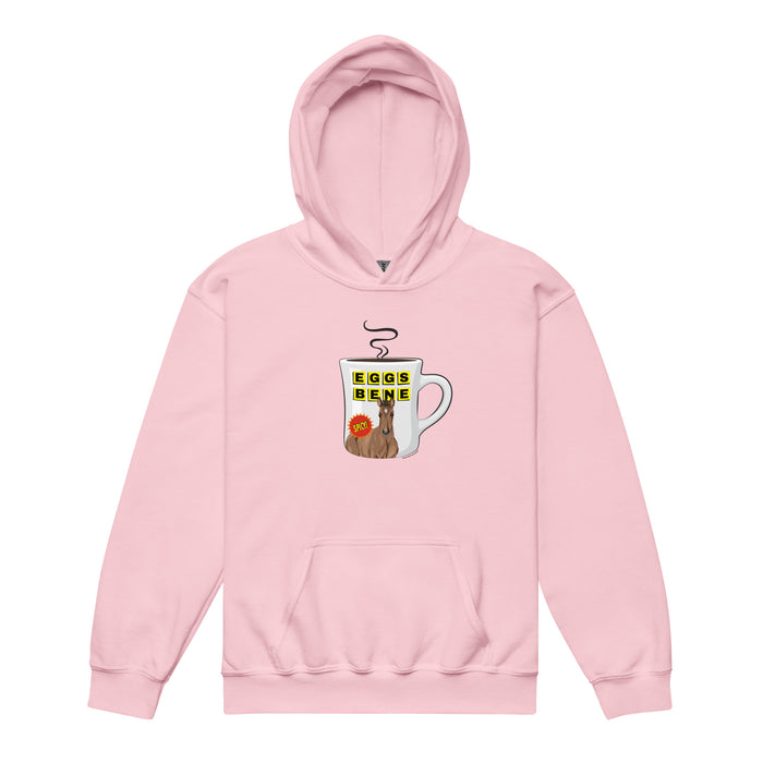 KIDS Eggs Benedict Hoodie by Katie Van Slyke - Light Pink