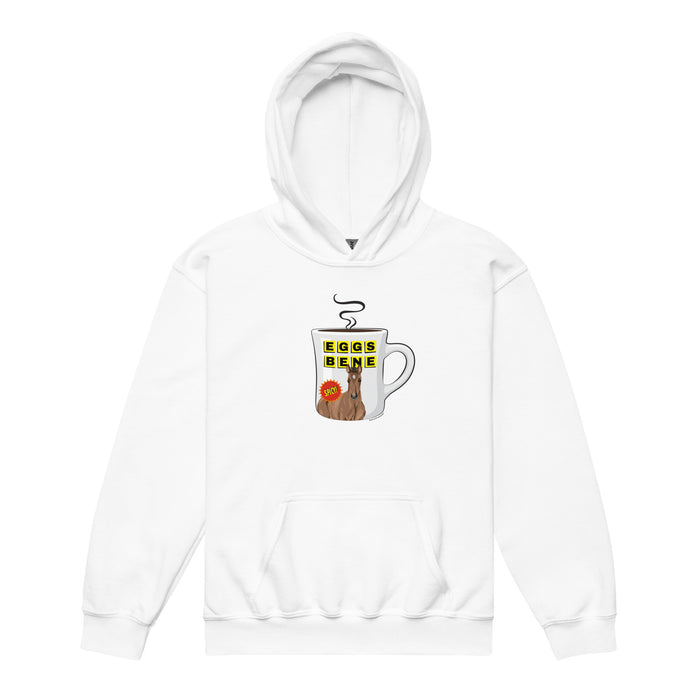 KIDS Eggs Benedict Hoodie by Katie Van Slyke - White