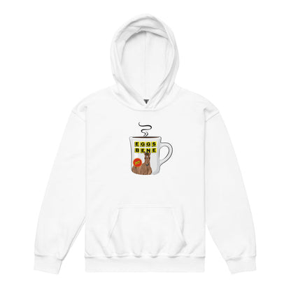KIDS Eggs Benedict Hoodie by Katie Van Slyke - White