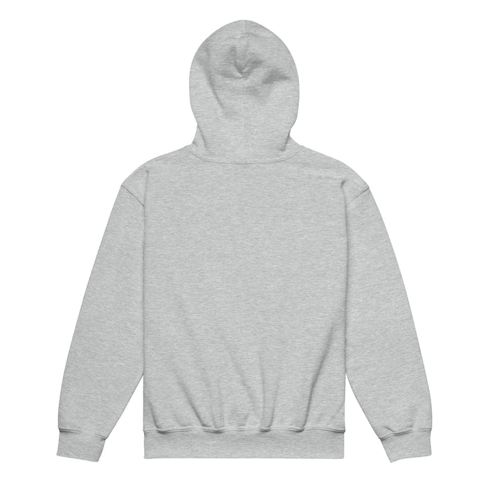 KIDS Eggs Benedict Hoodie by Katie Van Slyke - Sport Grey back