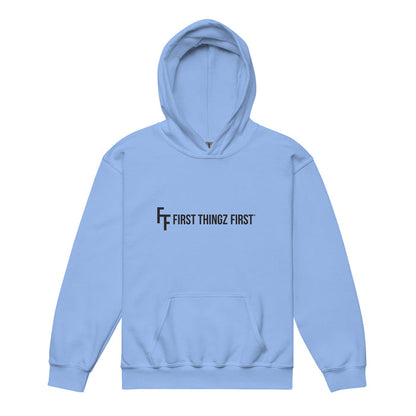 KIDS First Thingz First Hoodie by Katie Van Slyke - Carolina Blue