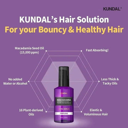 KUNDAL Macadamia Ultra Hair Serum Cherry Blossom 100ml KUNDAL Hair Care