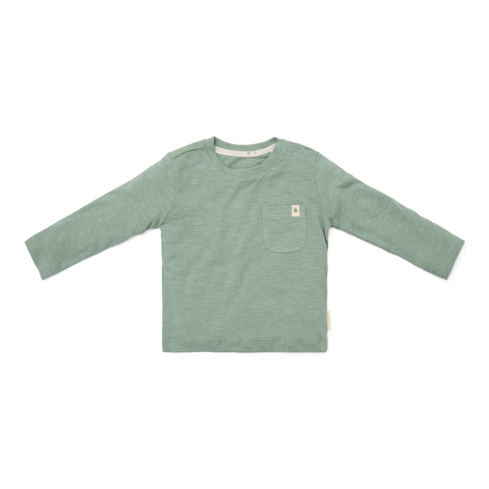 Grünes Little Dutch Langarm-T-Shirt mit Käfermotiv – abweichendes Produktbild zur angebotenen Kurzarm-SKU