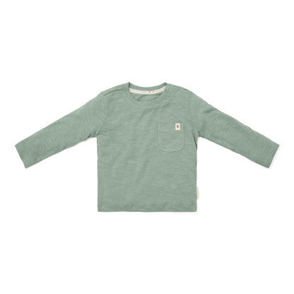 Grünes Little Dutch Langarm-T-Shirt mit Käfermotiv – abweichendes Produktbild zur angebotenen Kurzarm-SKU