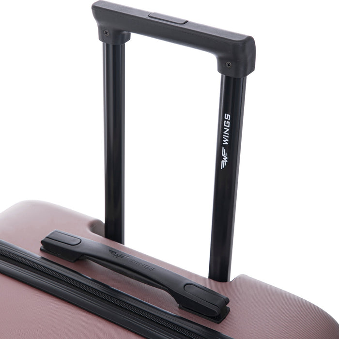 Large WINGS ABS+ COOT 28" Rose Gold Suitcase