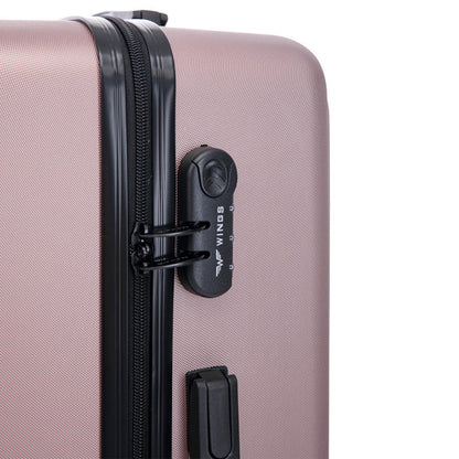 Large WINGS ABS+ COOT 28" Rose Gold Suitcase