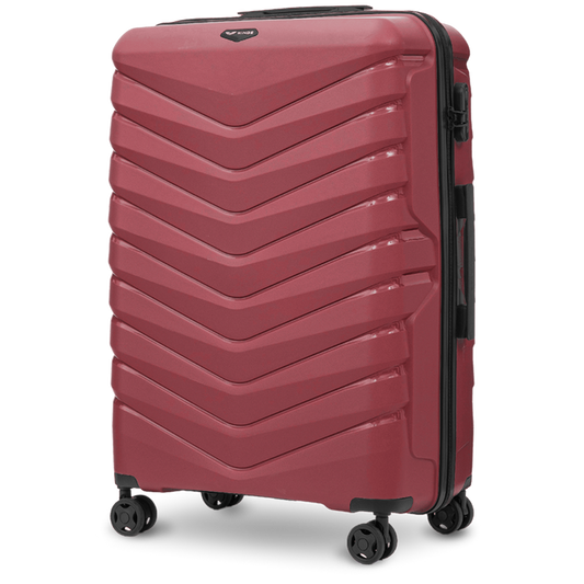 Large Wings PHOENIX 2.0 suitcase polypropylene 28" WINE RED