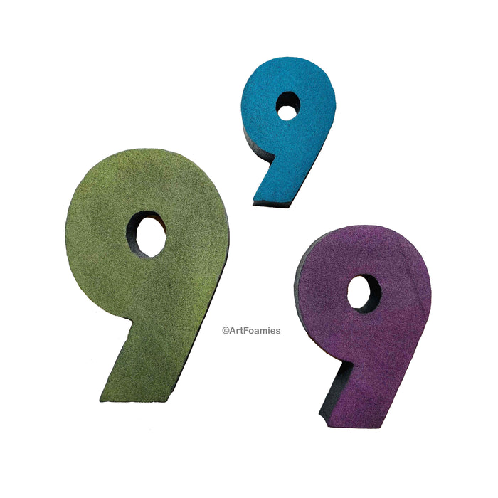 Maxi Moon | Maxi's Monograms - Nine | Foam Stamp