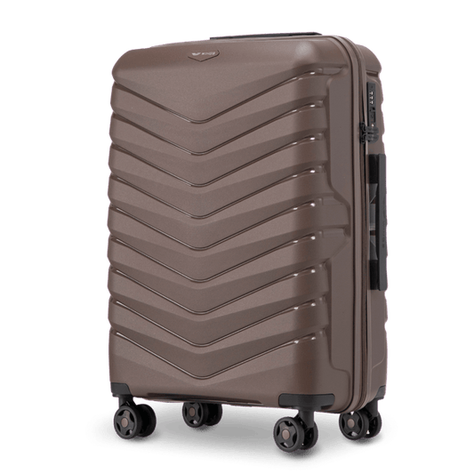Walizka średnia Wings PHOENIX polipropylen 24" BROWN PHOENIX COLLECTION