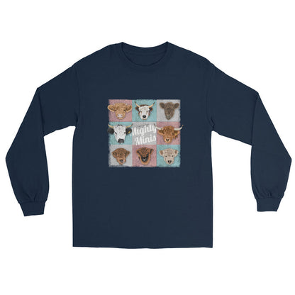 Mighty Minis Long Sleeve T-Shirt by Katie Van Slyke - Navy