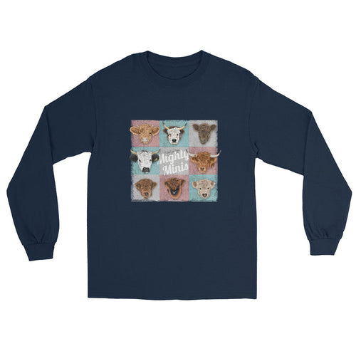 Mighty Minis Long Sleeve T-Shirt by Katie Van Slyke - Navy