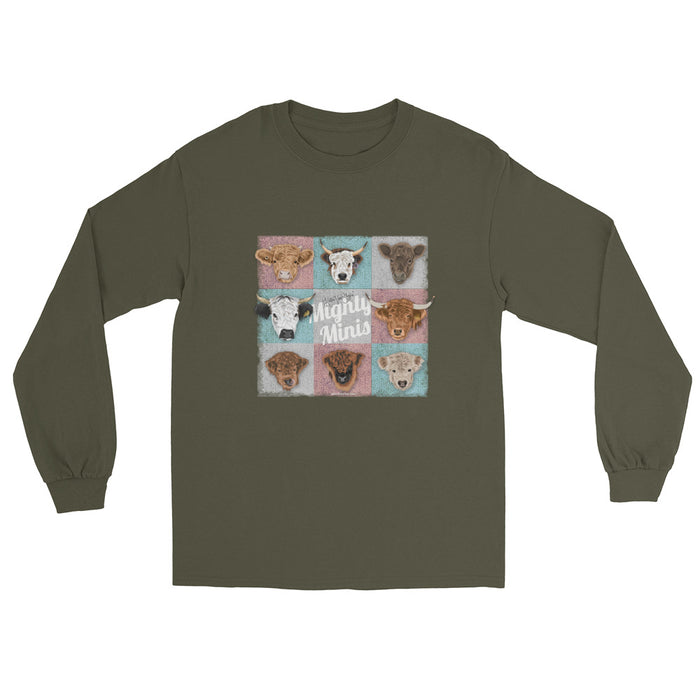 Mighty Minis Long Sleeve T-Shirt by Katie Van Slyke - Military Green