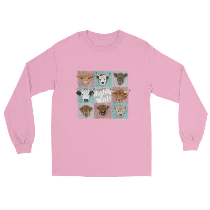 Mighty Minis Long Sleeve T-Shirt by Katie Van Slyke - Light Pink