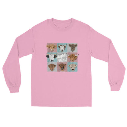 Mighty Minis Long Sleeve T-Shirt by Katie Van Slyke - Light Pink