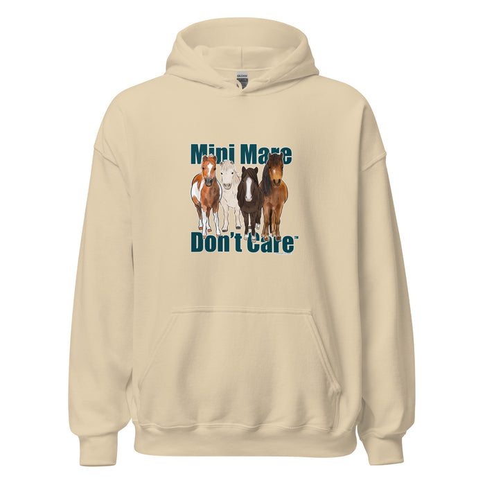 Mini Mare Don't Care Hoodie by Katie Van Slyke - Sand