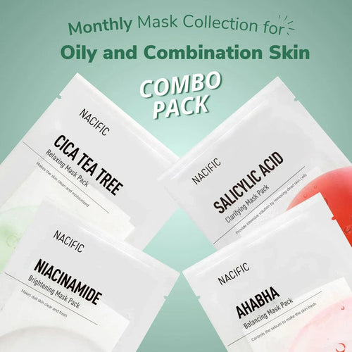 NACIFIC Monthly Mask Collection for Oily and Combination Skin Nacific Routines & Sets