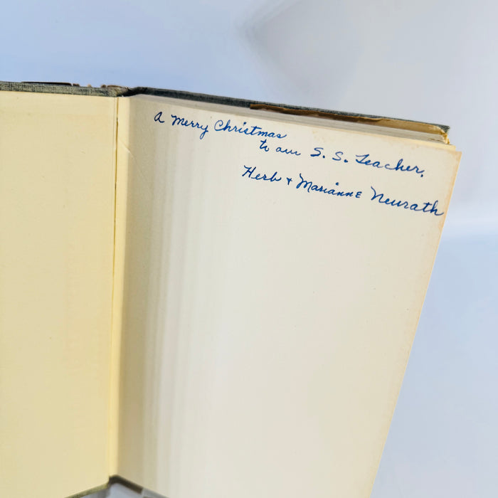 One More Year Bertha B. Moore 1943 Second Edition Christian Novel Hardcover with Dust Jacket
