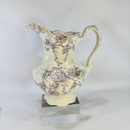 Pitcairns Limited Colwyn 11 Victorian Transferware Pitcher 1894 to 1901