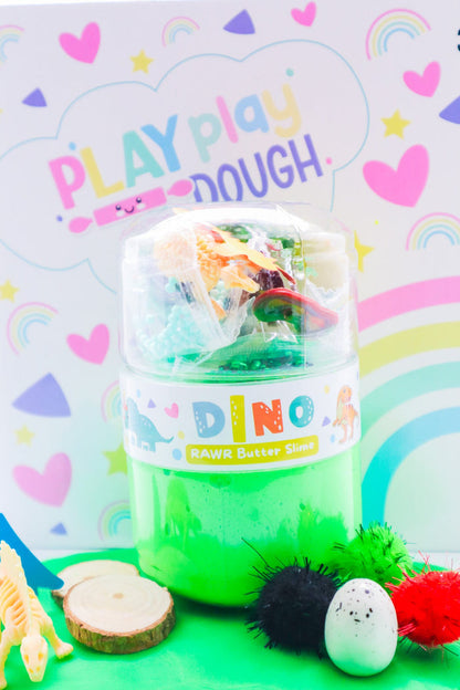 Play Play Dough Butter Slime Jar-Multiple Styles!