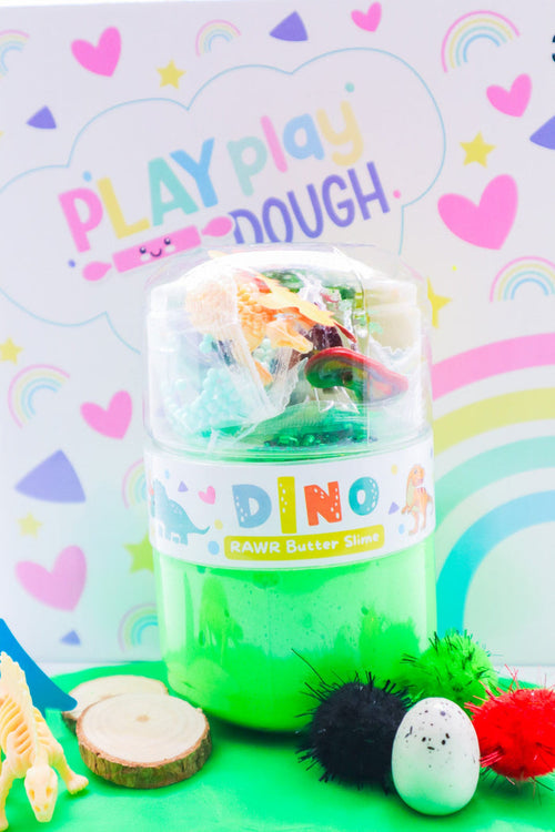 Play Play Dough Butter Slime Jar-Multiple Styles!