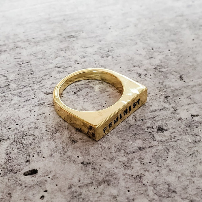 PRO CHOICE Gold or Silver Flat Top Ring Salt and Sparkle
