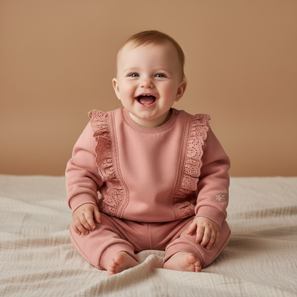 Pullover Warm Pink für Babys und Kinder