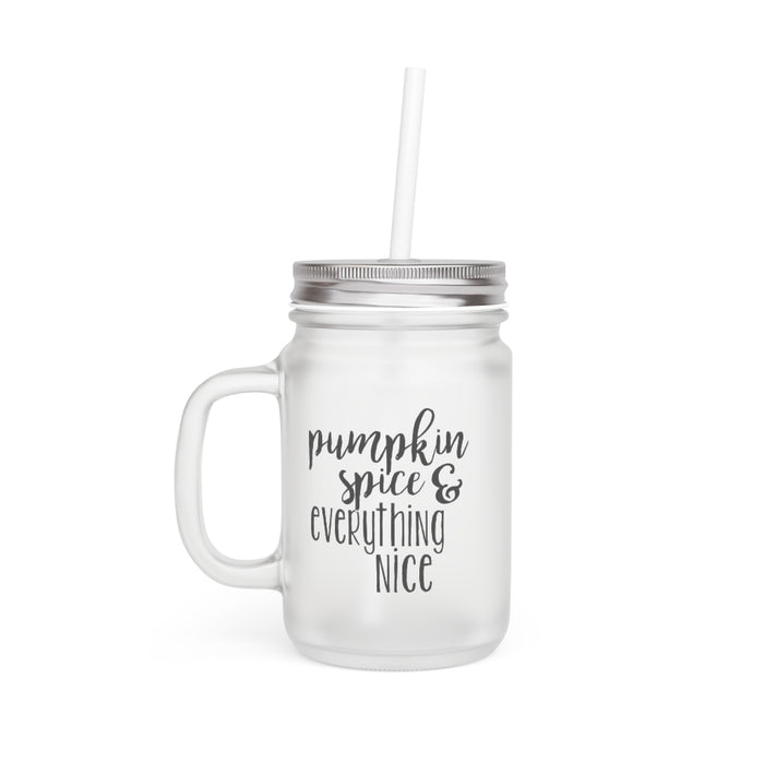 Pumpkin Spice Mason Jar