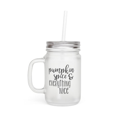 Pumpkin Spice Mason Jar