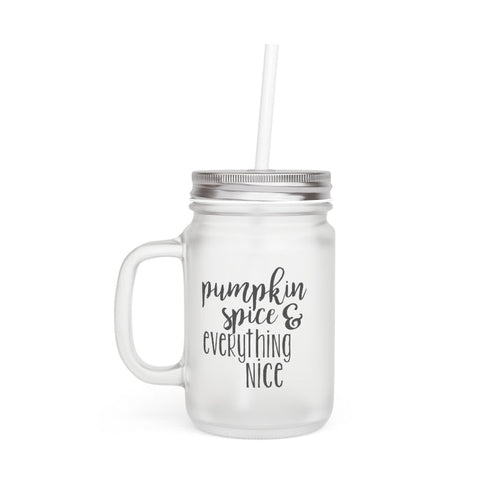 Pumpkin Spice Mason Jar