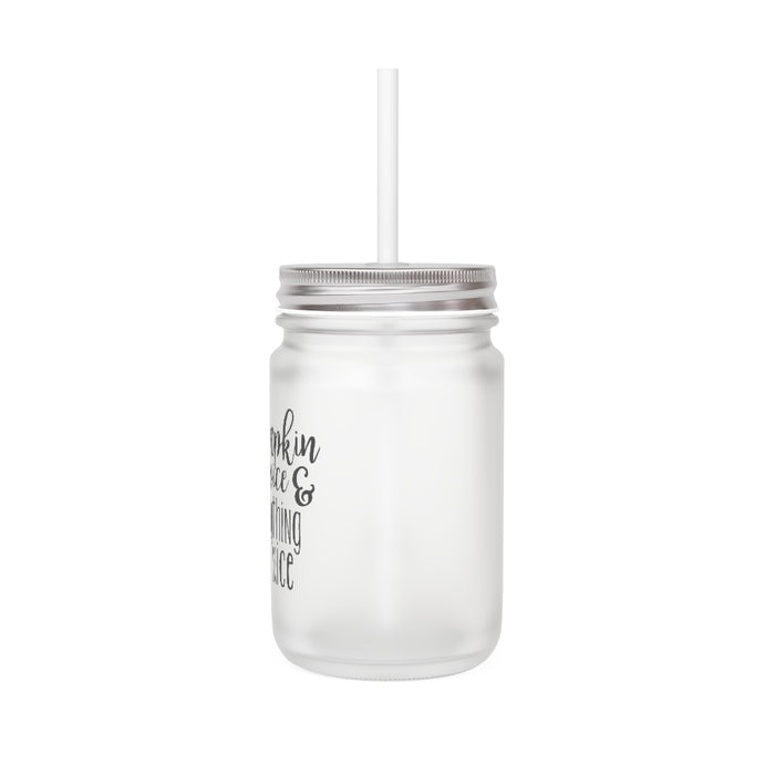 Pumpkin Spice Mason Jar