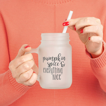Pumpkin Spice Mason Jar