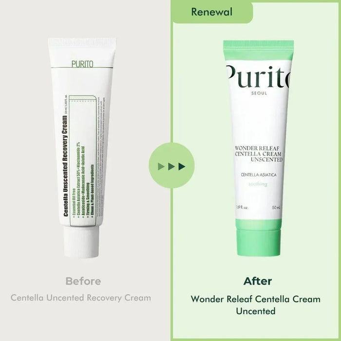 PURITO SEOUL Wonder Releaf Centella Cream Unscented 50ml PURITO Skin Care