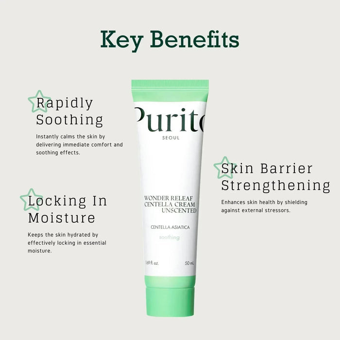 PURITO SEOUL Wonder Releaf Centella Cream Unscented 50ml PURITO Skin Care