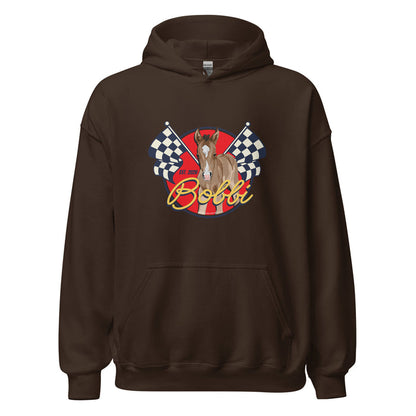 Racer Bobbi Hoodie by Katie Van Slyke - Dark Chocolate