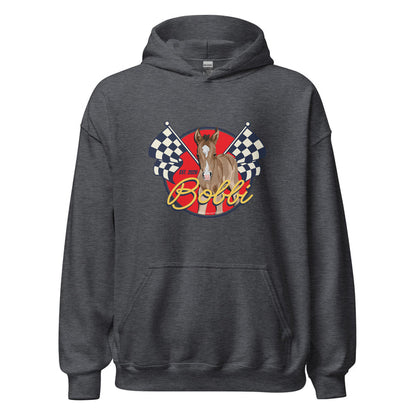 Racer Bobbi Hoodie by Katie Van Slyke - Dark Heather