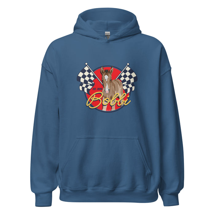 Racer Bobbi Hoodie by Katie Van Slyke - Indigo Blue