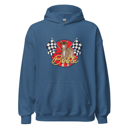 Racer Bobbi Hoodie by Katie Van Slyke - Indigo Blue