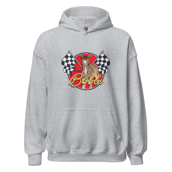 Racer Bobbi Hoodie by Katie Van Slyke - Sport Grey
