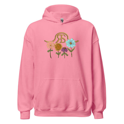 RS Blooms Hoodie by Terri Van Slyke - Azalea