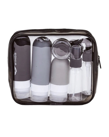 Zestaw butelek podróżnych w etui 90ml TRAVEL MUST HAVE