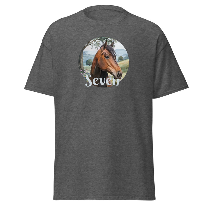 Seven T-Shirt by Katie Van Slyke - Dark Heather
