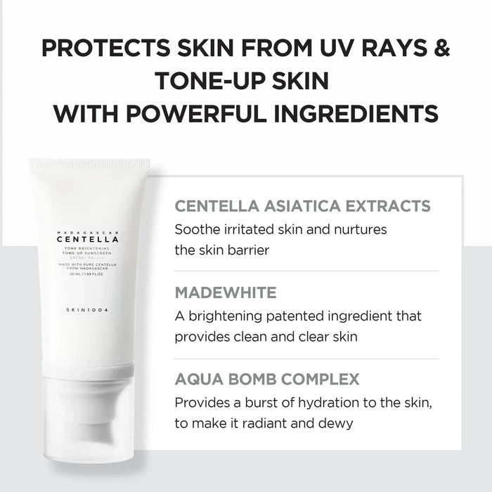 SKIN1004 Madagascar Centella Tone Brightening Tone-up Sunscreen SPF50+ PA++++ 50ml SKIN1004 Skin Care