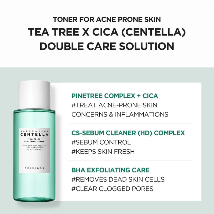 SKIN1004 Tea-Trica Routine for Severe or Mild Acne and Breakouts Prone Skin SKIN1004 Routines & Sets
