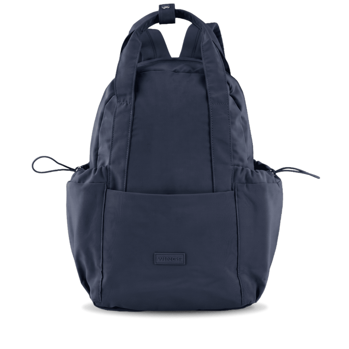 Small WINGS SOLENNE 12L backpack for laptop for work and school NAVY BLUE