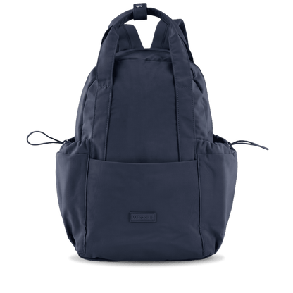 Small WINGS SOLENNE 12L backpack for laptop for work and school NAVY BLUE