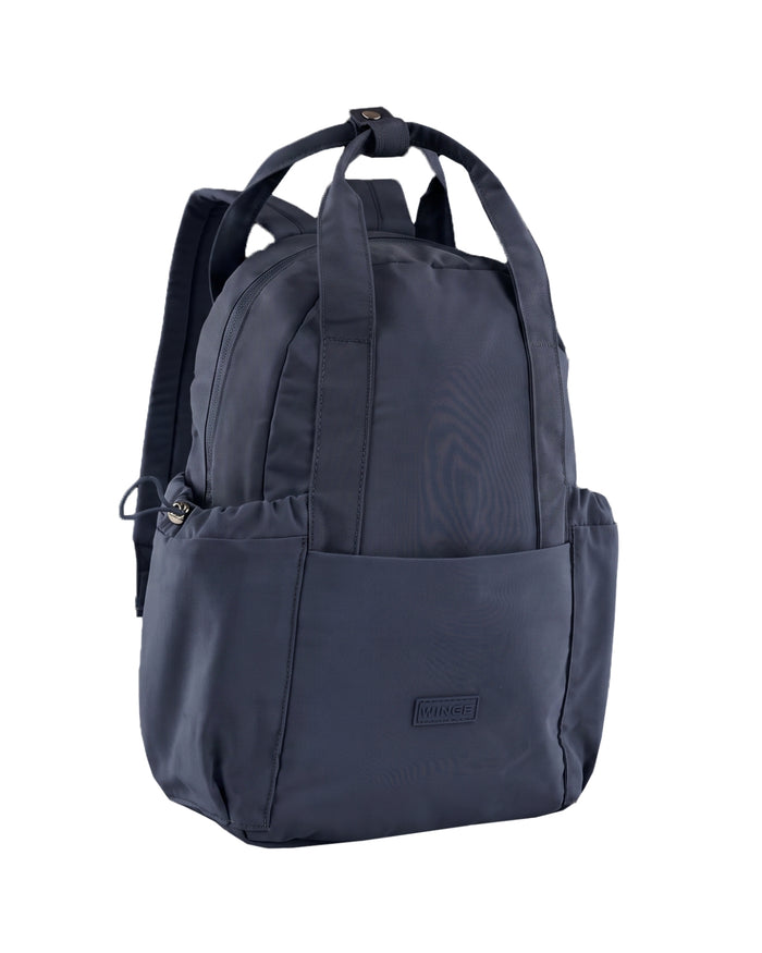 Small WINGS SOLENNE 12L backpack for laptop for work and school NAVY BLUE
